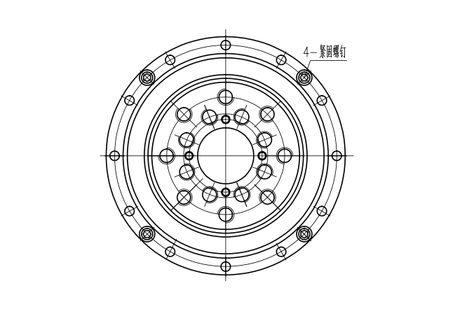 諧波減速器用交叉滾子軸承CSG(CSF)型結(jié)構(gòu)尺寸