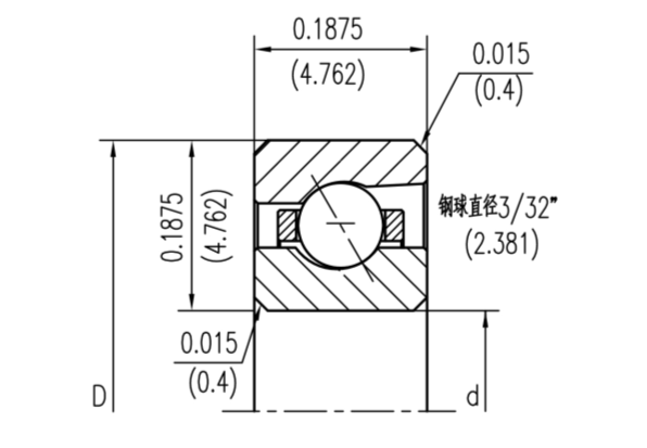 KAA角接觸球等截面薄壁軸承